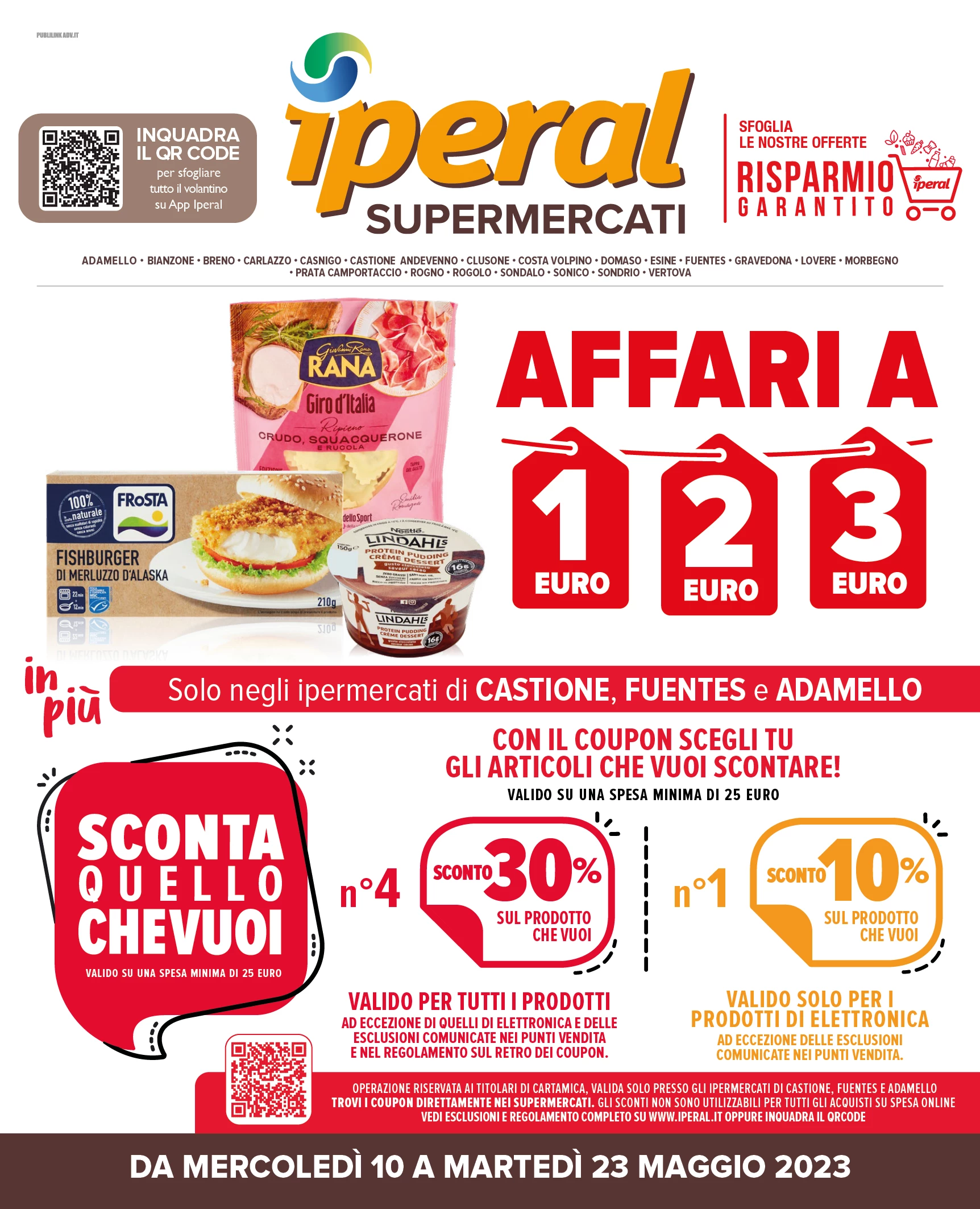 Iperal Milano - Affari a 1, 2, 3 Euro dal 10 al 23 Maggio 2023