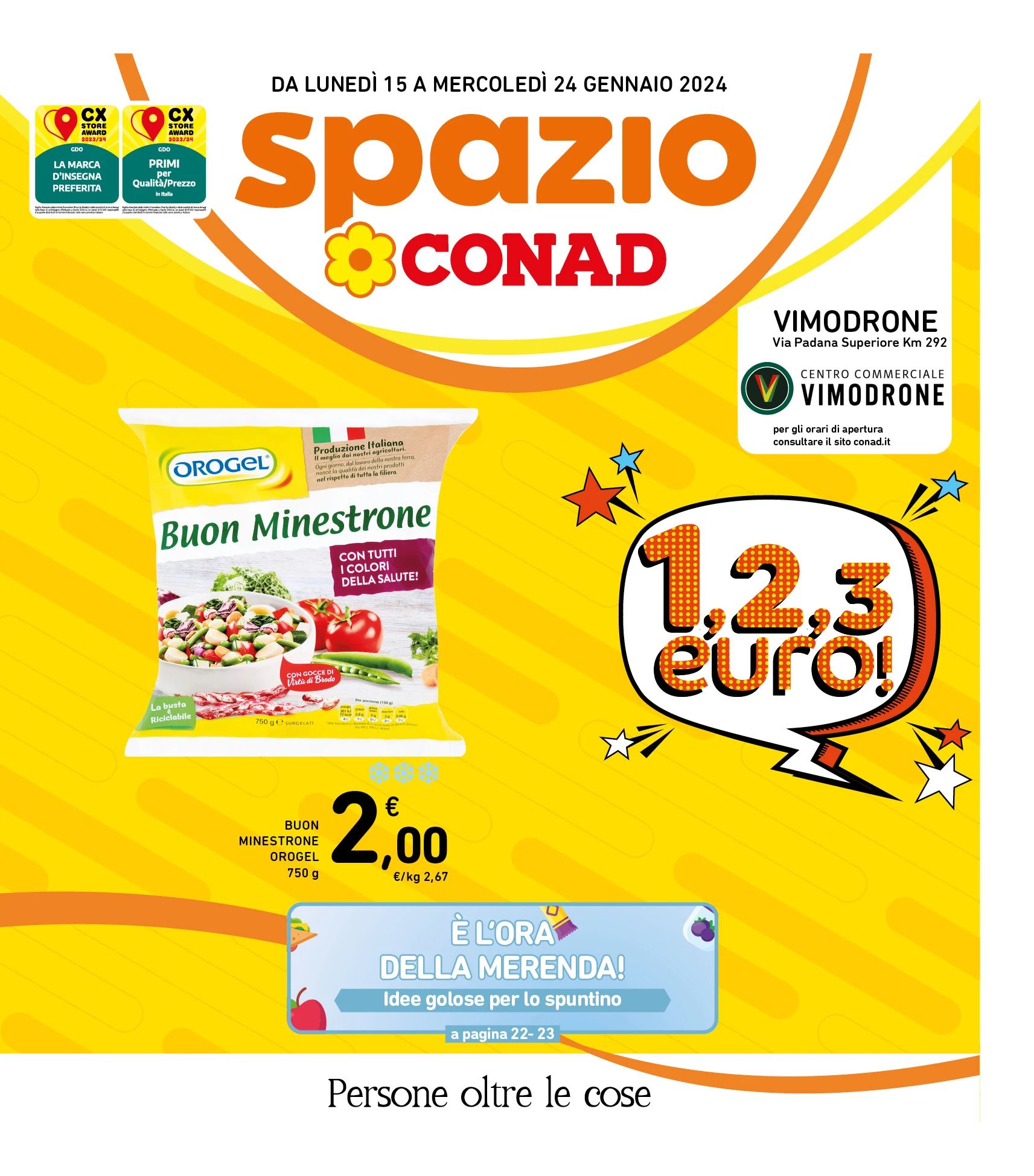 Al Conad un mare di prodotti da 1 a 3 euro