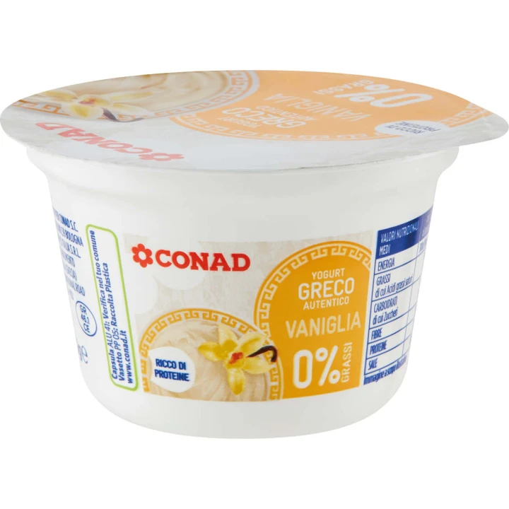 Yogurt greco 0% grassi - Conad